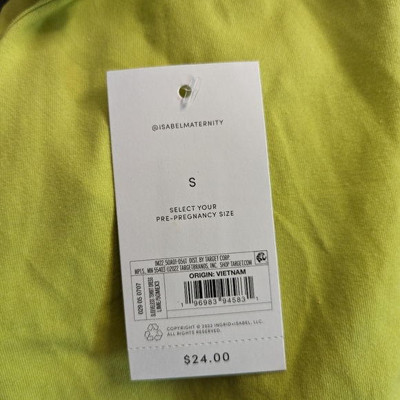 Isabel Maternity Sleeveless Bodycon Ruched Maternity Dress Green - Picture 7 of 11